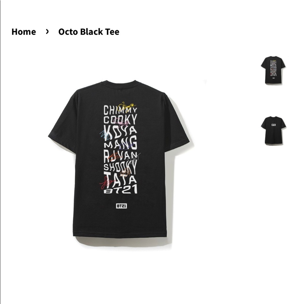 BT21 x ASSC Octo Short Sleeve T-shirt